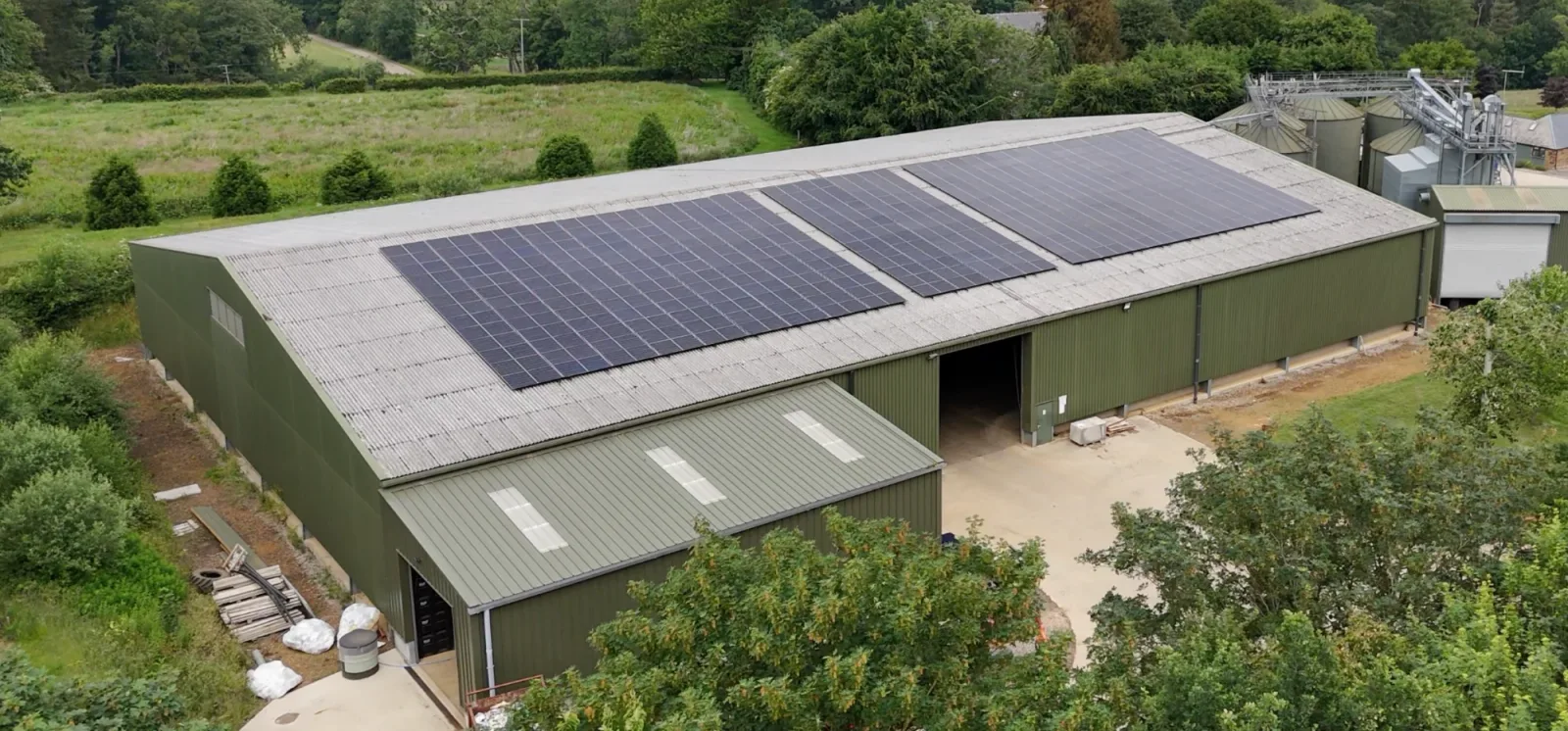 Greenscape commercial install team on a large rooftop project
