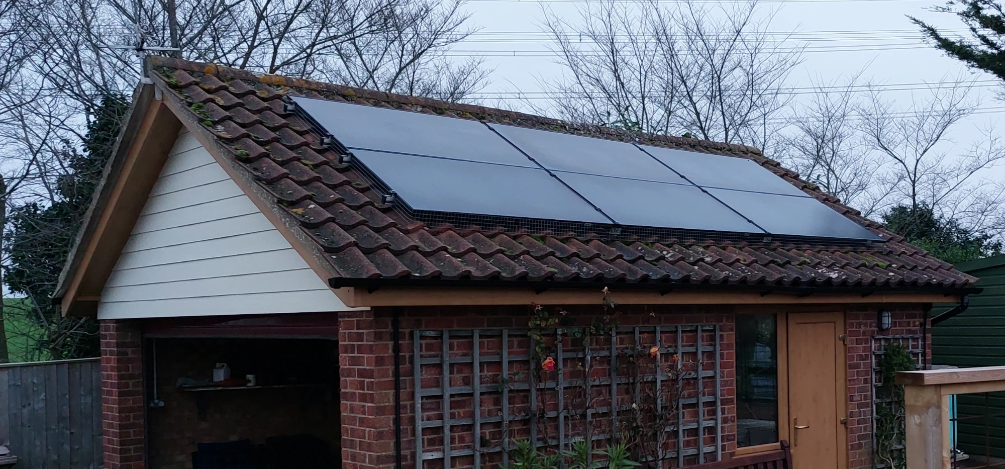 Solar installation for Shotley Surgery IP9