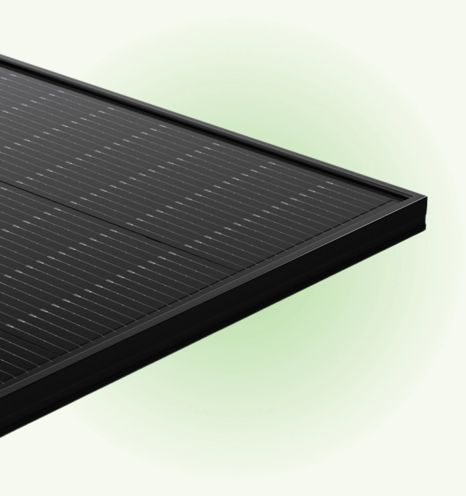 Aerial view of a solar array on an agricultural building